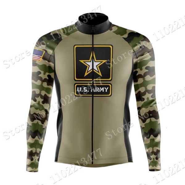 winter usa army 2023 cycling jersey long sleeve camouflage clothing race road bike shirts bicycle mtb uniform, Gray;blue
winter usa army 2023 cycling jersey long sleeve camouflage clothing race road bike shirts bicycle mtb uniform, Gray;blue