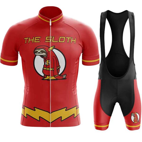 sloth 2023 mens the funny cartoon anime cycling jersey set summer bicycle clothing bicycle bib shorts mtb ropa maillot, Black;red
sloth 2023 mens the funny cartoon anime cycling jersey set summer bicycle clothing bicycle bib shorts mtb ropa maillot, Black;red