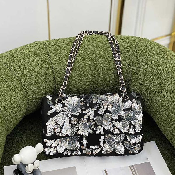 10a mirror quality fashion show style sequins flap bag 25.5cm luxury designer chain cross body bags with box c212
10a mirror quality fashion show style sequins flap bag 25.5cm luxury designer chain cross body bags with box c212