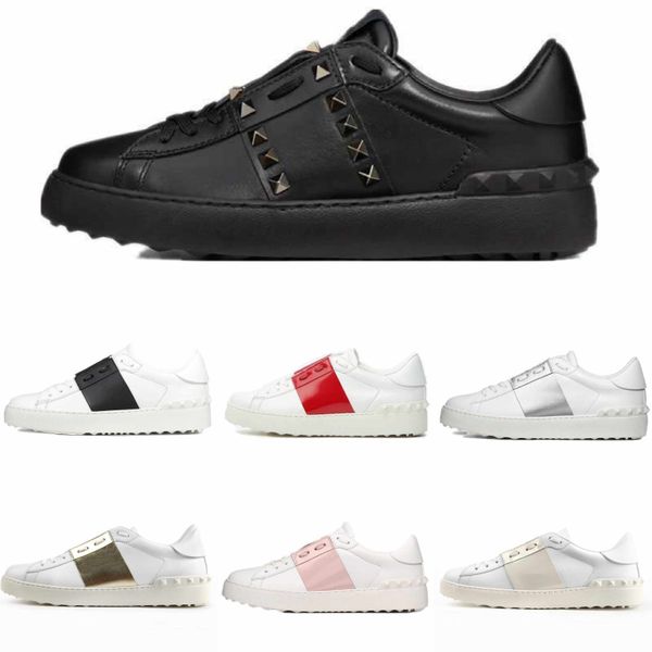 designer rivet casual shoes women men tennis shoe leather sneaker luxury sneakers patent low-sneaker trainers pink thick bottom dress, Black;white
designer rivet casual shoes women men tennis shoe leather sneaker luxury sneakers patent low-sneaker trainers pink thick bottom dress, Black;white