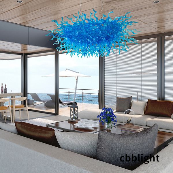 europe style long blue chandelier light fixture lustre hand blown glass pendant light dining table rectangular chandeliers lr1463
europe style long blue chandelier light fixture lustre hand blown glass pendant light dining table rectangular chandeliers lr1463