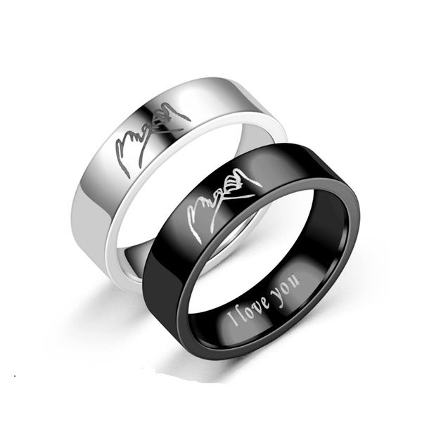 6mm titanium steel i love you couple ring for men women black silver lovers rings valentine's day gift wedding jewelry whoesale price
6mm titanium steel i love you couple ring for men women black silver lovers rings valentine's day gift wedding jewelry whoesale price