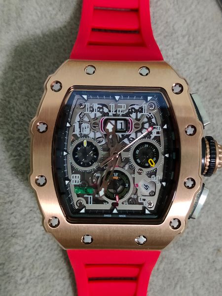 designer watches men watch full function rose gold case stainless steel flod clasp mens wristwatches, Black;brown
designer watches men watch full function rose gold case stainless steel flod clasp mens wristwatches, Black;brown