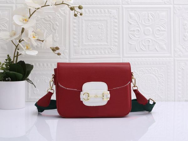 fashion leather handbag crossbody bag co-branded series red and green webbed strap detachable shoulder strap trefoil print
fashion leather handbag crossbody bag co-branded series red and green webbed strap detachable shoulder strap trefoil print
