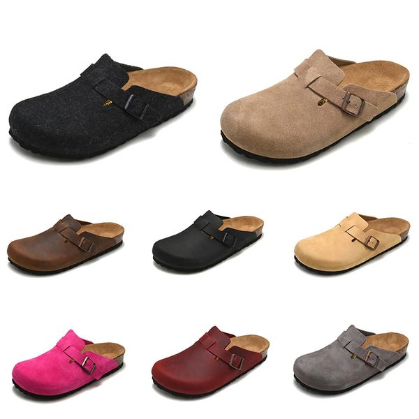 slippers designer boston summer cork flat sandals fashion leather favourite beach sandals casual shoes clogs for women men arizona mayari si, Black
slippers designer boston summer cork flat sandals fashion leather favourite beach sandals casual shoes clogs for women men arizona mayari si, Black