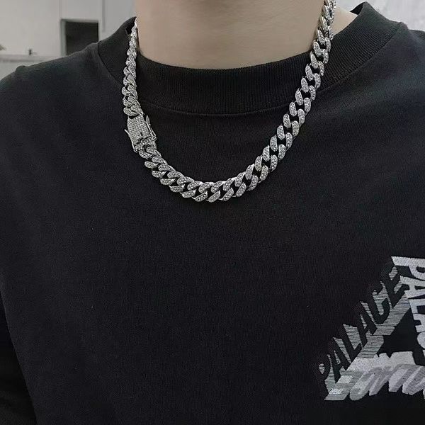 mens 18k gold name pendant chain tone 316l stainless steel cuban link chain necklace curb with diamonds clasp lock, Silver
mens 18k gold name pendant chain tone 316l stainless steel cuban link chain necklace curb with diamonds clasp lock, Silver
