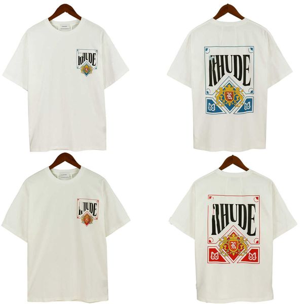 2023 new men's t shirt north american high street brand rhude version spring summer poker print casual round neck short sleeve unisex, White;black
2023 new men's t shirt north american high street brand rhude version spring summer poker print casual round neck short sleeve unisex, White;black