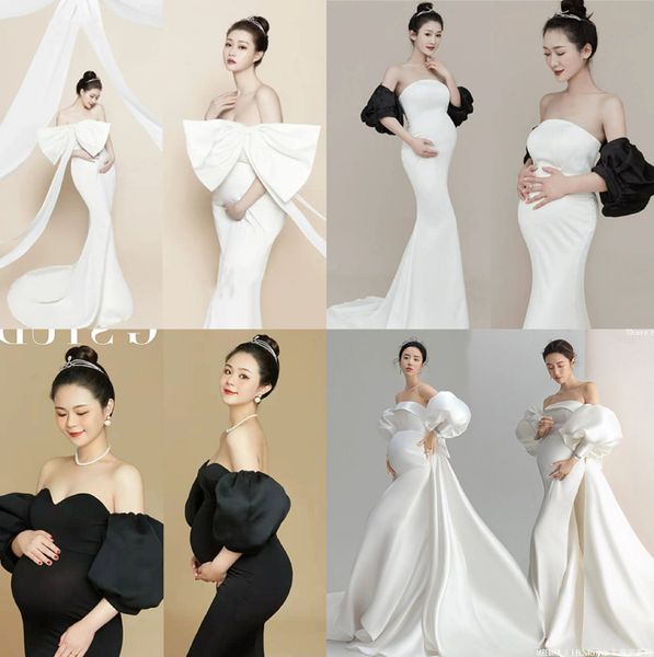 maternity pgraphy dress new baby shower satin pregnancy p shooting clothes pregnant women party maxi gown, White
maternity pgraphy dress new baby shower satin pregnancy p shooting clothes pregnant women party maxi gown, White