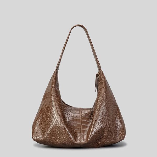 vintage alligator hobos women shoulder bags designer crocodile lady handbags luxury soft pu leather large tote purses sac 230129
vintage alligator hobos women shoulder bags designer crocodile lady handbags luxury soft pu leather large tote purses sac 230129