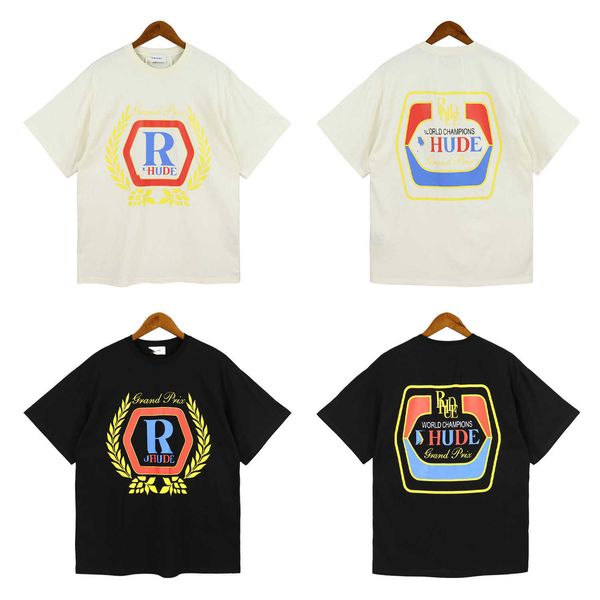 2023 new men's t shirt north american high street brand rhude version spring summer printing casual round neck short sleeve loose fashi, White;black
2023 new men's t shirt north american high street brand rhude version spring summer printing casual round neck short sleeve loose fashi, White;black