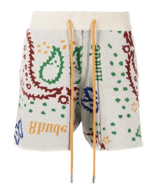 2023 new men's shorts north american high street brand rhude cashew jacquard drawstring 44cn, White;black
2023 new men's shorts north american high street brand rhude cashew jacquard drawstring 44cn, White;black