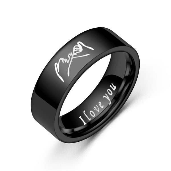 316l stainless steel couple love ring for men women black silver lovers rings valentine's day gift wedding jewelry factory price
316l stainless steel couple love ring for men women black silver lovers rings valentine's day gift wedding jewelry factory price