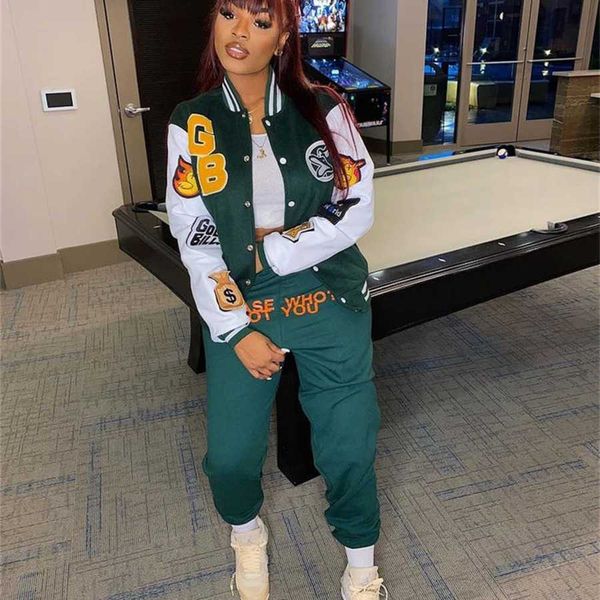 women jackets designer 2023 new special contrast color towel embroidered baseball coat 2 colours s-xl, Black;brown
women jackets designer 2023 new special contrast color towel embroidered baseball coat 2 colours s-xl, Black;brown