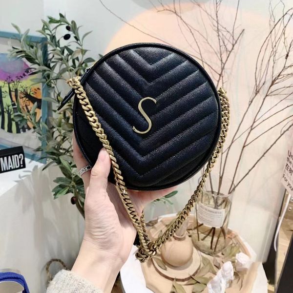 luxury designer fashion classic new style vinyle round crossbody bag shoulder bags metal logo chain tote womens mens purses genuine leather
luxury designer fashion classic new style vinyle round crossbody bag shoulder bags metal logo chain tote womens mens purses genuine leather