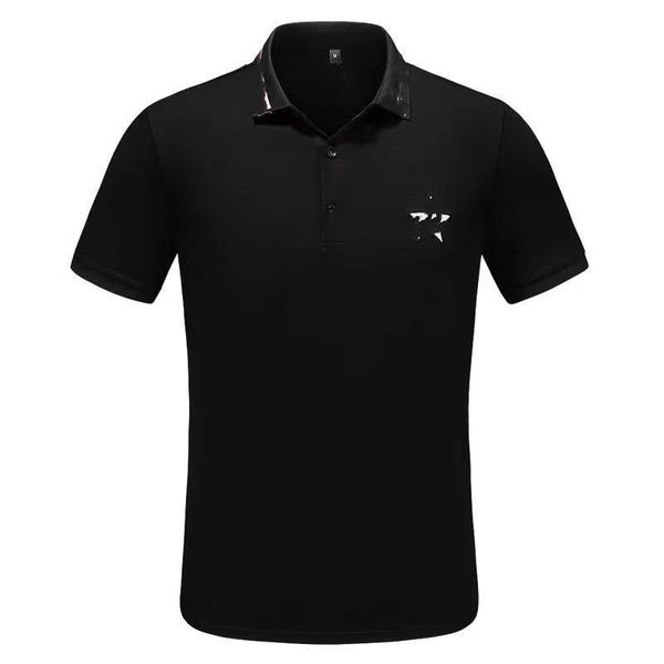 short-sleeved polo shirt fashion embroidery high-end simple slim ins short-sleeved t-shirt lapel cotton men's breathable t-shirt, White;black
short-sleeved polo shirt fashion embroidery high-end simple slim ins short-sleeved t-shirt lapel cotton men's breathable t-shirt, White;black