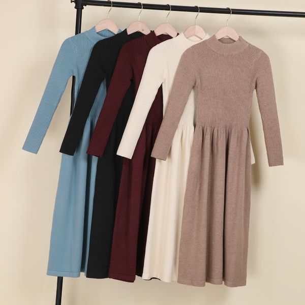 casual dresses women's ladies knitted long sleeve dress winter sweater korean fashion clothes clothing robe basic elegant 230130, Black;gray
casual dresses women's ladies knitted long sleeve dress winter sweater korean fashion clothes clothing robe basic elegant 230130, Black;gray