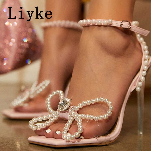 summer party womens sandals elegant rhinestone pearl bowknot perspext high heels square to pvc transparent clear shoes 0129, Black
summer party womens sandals elegant rhinestone pearl bowknot perspext high heels square to pvc transparent clear shoes 0129, Black