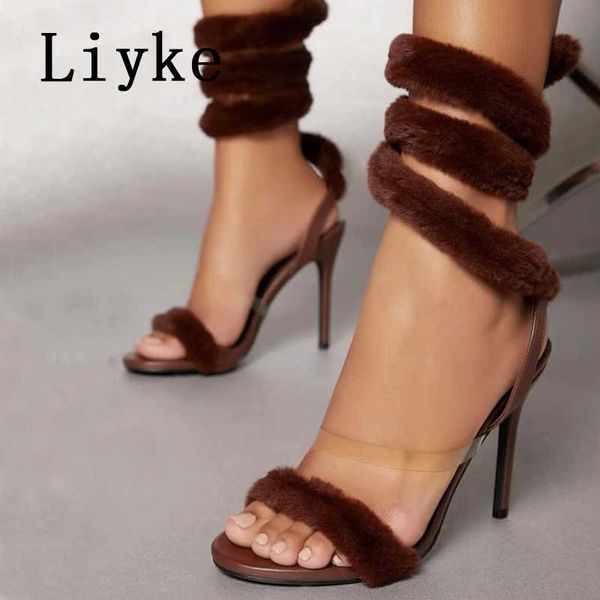 2023 summer fashion open toe sandals ladies fluffy fur high heels slip-on ankle strap women party dress shoes size 35-42 0129, Black
2023 summer fashion open toe sandals ladies fluffy fur high heels slip-on ankle strap women party dress shoes size 35-42 0129, Black