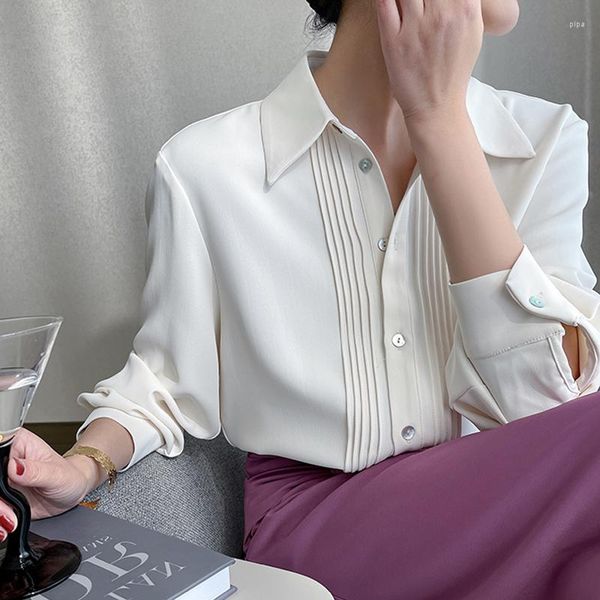women's polos 2023 summer women beautiful omen elegant shirts office long sleeve korean with collar casual vintage white chiffon blouse
women's polos 2023 summer women beautiful omen elegant shirts office long sleeve korean with collar casual vintage white chiffon blouse