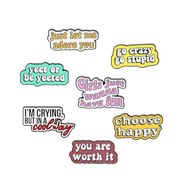 pins brooches enamel pin for women fashion dress coat shirt demin metal funny brooch pins badges promotion gift letter choose happy dhfpz, Gray
pins brooches enamel pin for women fashion dress coat shirt demin metal funny brooch pins badges promotion gift letter choose happy dhfpz, Gray