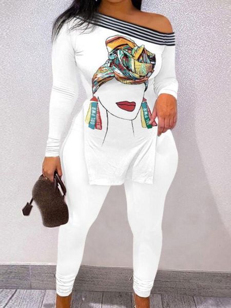 women's plus size tracksuits lw letter print striped pants set one shoulder long sleeve women suit autumn 2 two piece streetwear tracks, Black
women's plus size tracksuits lw letter print striped pants set one shoulder long sleeve women suit autumn 2 two piece streetwear tracks, Black