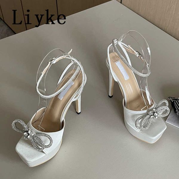 elegant party wedding sandals female fashion crystal rhinestones butterfly-knot high heels shoes for women platform pumps 0129, Black
elegant party wedding sandals female fashion crystal rhinestones butterfly-knot high heels shoes for women platform pumps 0129, Black