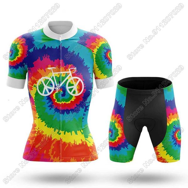 hippie tie dye women cycling jersey set summer cycling clothing road bike suit bicycle bib shorts maillot culotte, Black;red
hippie tie dye women cycling jersey set summer cycling clothing road bike suit bicycle bib shorts maillot culotte, Black;red