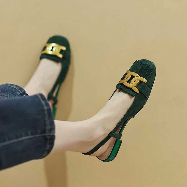 brand new summer women flat sandals retro metal buckle tassels closed toe open heel fashion flats female sandal shoes 0130, Black
brand new summer women flat sandals retro metal buckle tassels closed toe open heel fashion flats female sandal shoes 0130, Black