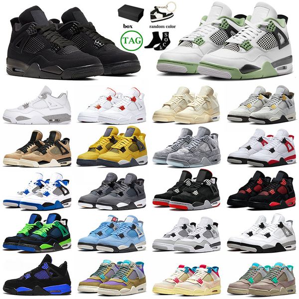 4 4s basketball shoes jumpman university blue pn dust seafoam mens military black cat sail white oreo infrared cool grey neon designer sport
4 4s basketball shoes jumpman university blue pn dust seafoam mens military black cat sail white oreo infrared cool grey neon designer sport