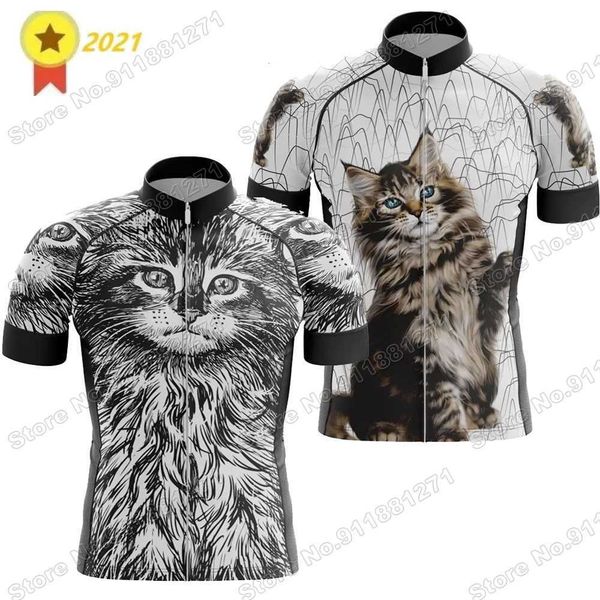 2021 funny cat cycling jersey short sleeve summer cartoon cycling clothing road bike shirts bicycle mtb wear, Gray;blue
2021 funny cat cycling jersey short sleeve summer cartoon cycling clothing road bike shirts bicycle mtb wear, Gray;blue