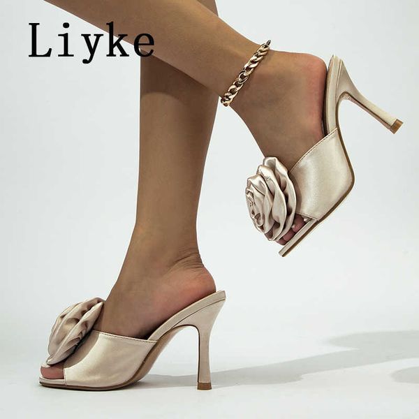2023 new arrival silk big flowers high heels women slippers sandals open toe mule slides party dress shoes pumps size 42 0129, Black
2023 new arrival silk big flowers high heels women slippers sandals open toe mule slides party dress shoes pumps size 42 0129, Black