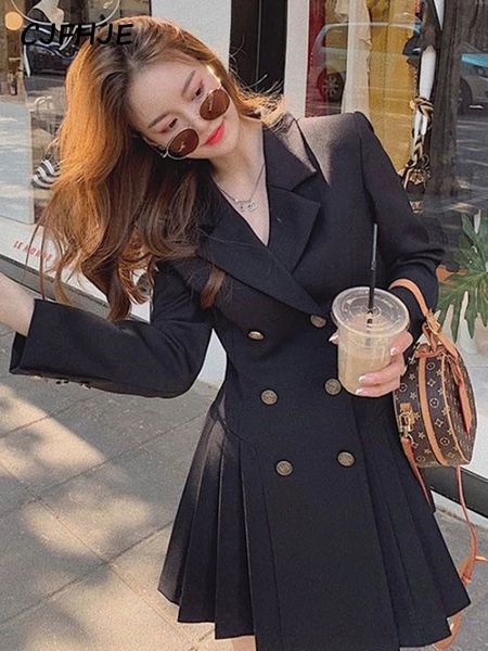 casual dresse business suit fashion hepburn little black dress female french style elegant vestidos office lady autumn outfit 230130, Black;gray
casual dresse business suit fashion hepburn little black dress female french style elegant vestidos office lady autumn outfit 230130, Black;gray
