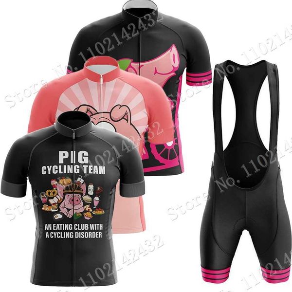 suit funny pig 2022 cycling jersey set mens cartoon anime pink clothing road bike shirts bicycle bib shorts mtb wear maillotropa, Black;red
suit funny pig 2022 cycling jersey set mens cartoon anime pink clothing road bike shirts bicycle bib shorts mtb wear maillotropa, Black;red