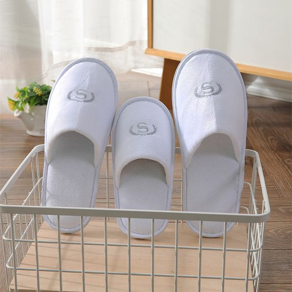 slippers 5pairslot white terry fleece men women kids disposable el cotton slides home travel spa slipper hospitality 230130, Black
slippers 5pairslot white terry fleece men women kids disposable el cotton slides home travel spa slipper hospitality 230130, Black