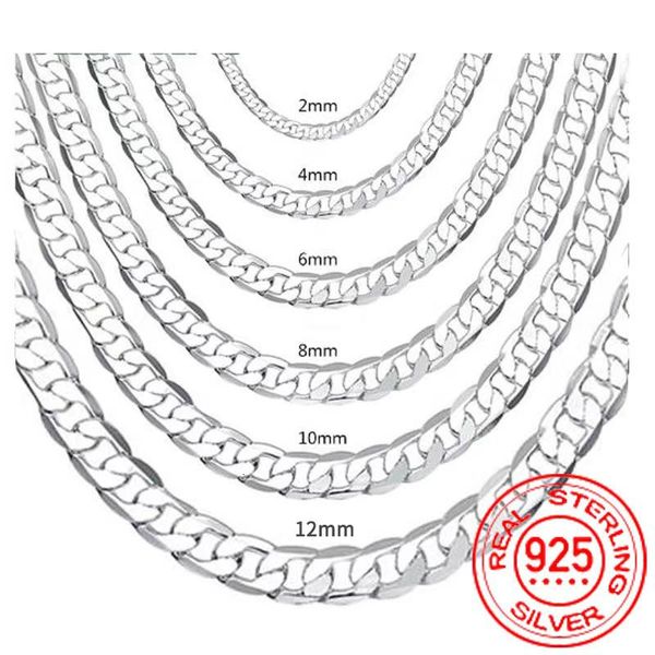 pendant necklaces mens 925 sterling silver necklace 24681012mm 4075cm face chain lobster clasp men and women engagement jewelry 230130
pendant necklaces mens 925 sterling silver necklace 24681012mm 4075cm face chain lobster clasp men and women engagement jewelry 230130