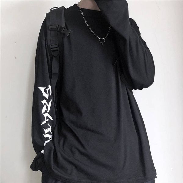 men's t-shirts cool harajuku ins tshirt hip hop t-shirts men women casual korean t shirt long sleeve loose tshirt streetwear autumn ma, White;black
men's t-shirts cool harajuku ins tshirt hip hop t-shirts men women casual korean t shirt long sleeve loose tshirt streetwear autumn ma, White;black
