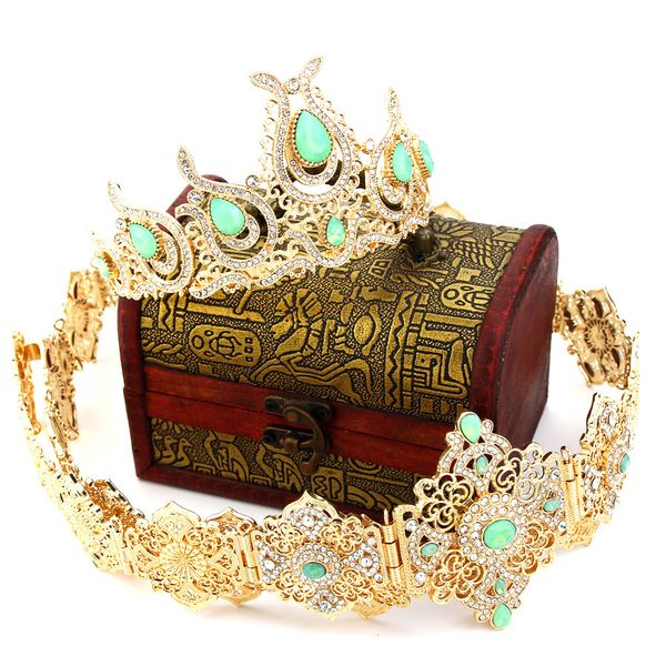navel bell button rings sunspicems mint-green crystal algeria women belt crown sets gold color arabic wedding jewelry morocco caftan belt ch, Silver
navel bell button rings sunspicems mint-green crystal algeria women belt crown sets gold color arabic wedding jewelry morocco caftan belt ch, Silver