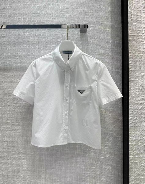 milan runway shirts 2023 new spring summer lapel neck short sleeve designer blouses brand same style shirts 0130-10, White
milan runway shirts 2023 new spring summer lapel neck short sleeve designer blouses brand same style shirts 0130-10, White