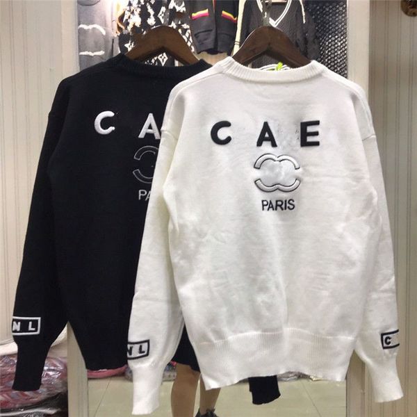 channel brands womens luxury designers sweater letters pullover men s hoodie long sleeve sweatshirt embroidery knitwear winter clothes 2023, White;black
channel brands womens luxury designers sweater letters pullover men s hoodie long sleeve sweatshirt embroidery knitwear winter clothes 2023, White;black