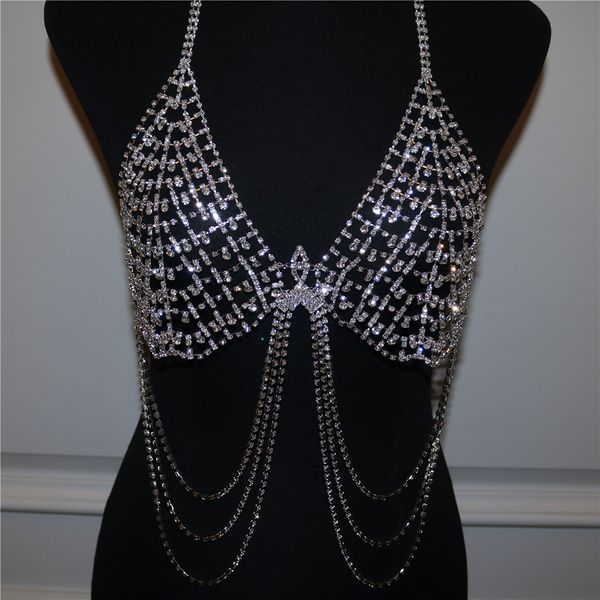 navel bell button rings fashion shiny bikini mesh body chain bra jewelry for women multi-layer tassel chest chain nightclub body jewelry 230, Silver
navel bell button rings fashion shiny bikini mesh body chain bra jewelry for women multi-layer tassel chest chain nightclub body jewelry 230, Silver
