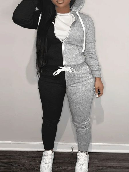 women's plus size tracksuits lw hooded collar kangaroo pocket set autumn winter warm two pices set women outfits 230130, Black
women's plus size tracksuits lw hooded collar kangaroo pocket set autumn winter warm two pices set women outfits 230130, Black