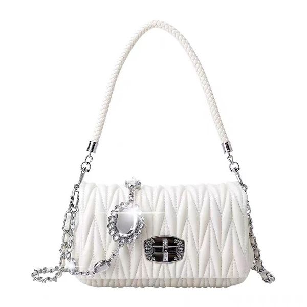 designer bag pu soft leather fairy handbag pleated tote bags messenger bag for women fashion rhinestone chain handbags shoulder purse wallet
designer bag pu soft leather fairy handbag pleated tote bags messenger bag for women fashion rhinestone chain handbags shoulder purse wallet