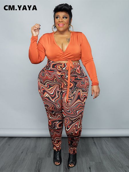 women's plus size tracksuits cmyaya elegant two 2 piece set for women summer floral tie dye leggings and crop matching tracksuit 23013, Black
women's plus size tracksuits cmyaya elegant two 2 piece set for women summer floral tie dye leggings and crop matching tracksuit 23013, Black