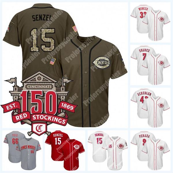 mens womens youth 15 nick senzel yasiel puig 150th matt kemp jesse winker scooter gennett votto eugenio suarez peraza schebler jer303h, Blue;black
mens womens youth 15 nick senzel yasiel puig 150th matt kemp jesse winker scooter gennett votto eugenio suarez peraza schebler jer303h, Blue;black
