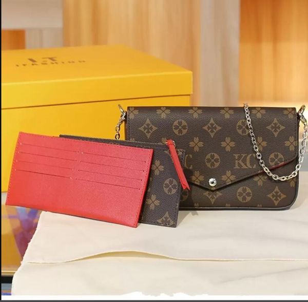 3pcs set women classic luxury designer bag fashion handbags shoulder clutch tote messenger shopping purse purse crossbody bag with box
3pcs set women classic luxury designer bag fashion handbags shoulder clutch tote messenger shopping purse purse crossbody bag with box