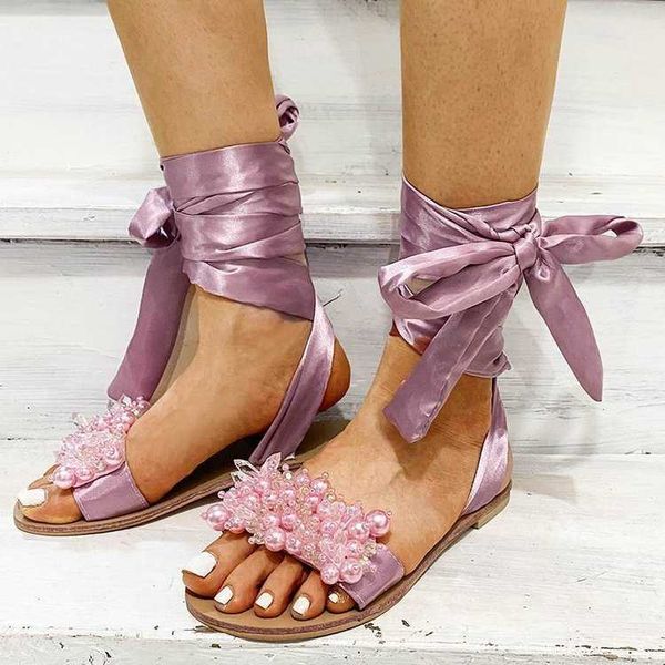 2022 summer female sandals fashion lace up flat sandal non-slip wild cute beads flower casual band ladies shoes 35-43 0130, Black
2022 summer female sandals fashion lace up flat sandal non-slip wild cute beads flower casual band ladies shoes 35-43 0130, Black