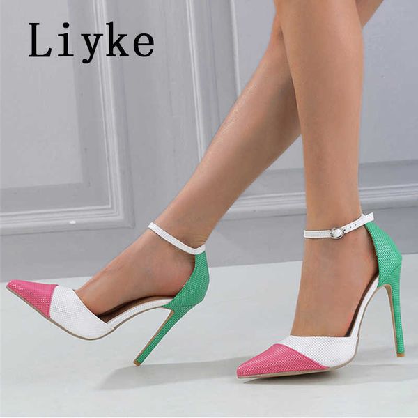 summer mixed color women sandals high heels crystal pointed toe wedding prom shoes female dress pumps mule size 35-42 0129, Black
summer mixed color women sandals high heels crystal pointed toe wedding prom shoes female dress pumps mule size 35-42 0129, Black