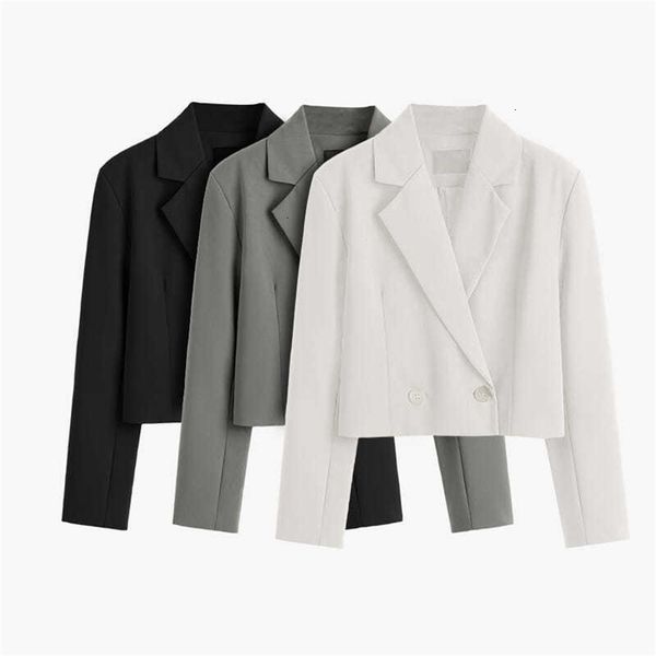 womens suits blazers fashion women elegant short blazer casual office work vintage solid color long sleeve notched collar double breasted ja, White;black
womens suits blazers fashion women elegant short blazer casual office work vintage solid color long sleeve notched collar double breasted ja, White;black
