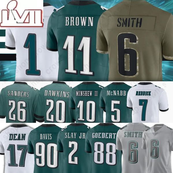 devonta smith jalen hurts football jersey mens t-shirts jason kelce aj brown darius slay jr. philadelphia miles eagles sanders 4xl', White;black
devonta smith jalen hurts football jersey mens t-shirts jason kelce aj brown darius slay jr. philadelphia miles eagles sanders 4xl', White;black