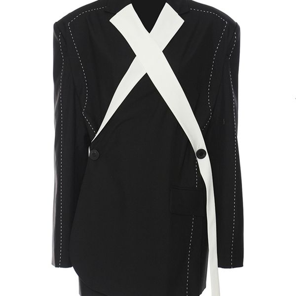 womens suits blazers eam women titched cross big size blazer lapel long sleeve loose fit jacket fashion spring autumn 1de9036 230130, White;black
womens suits blazers eam women titched cross big size blazer lapel long sleeve loose fit jacket fashion spring autumn 1de9036 230130, White;black